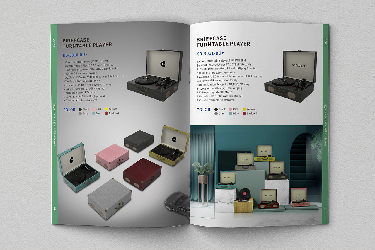 Echoes of Elegance: A Visual Symphony – The Gramophone Product Brochure Design